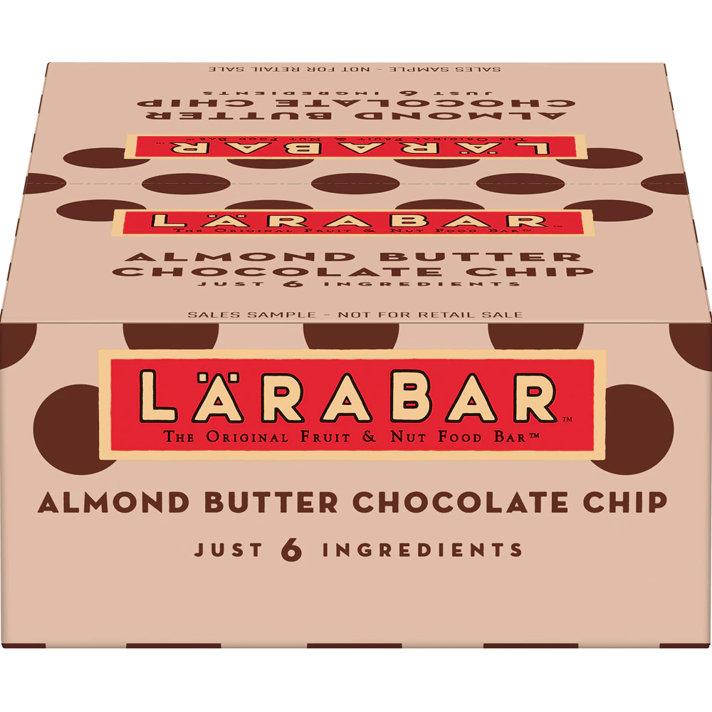 Larabar Gluten Free Fruit & Nut Bar Almond Butter Chocolate Chip -- 16 Bars