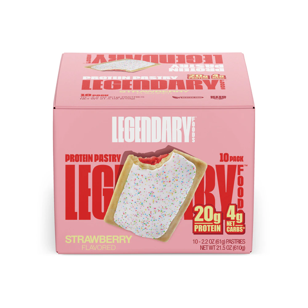 Legendary Foods Protein Pastry Strawberry -- 10 Pack