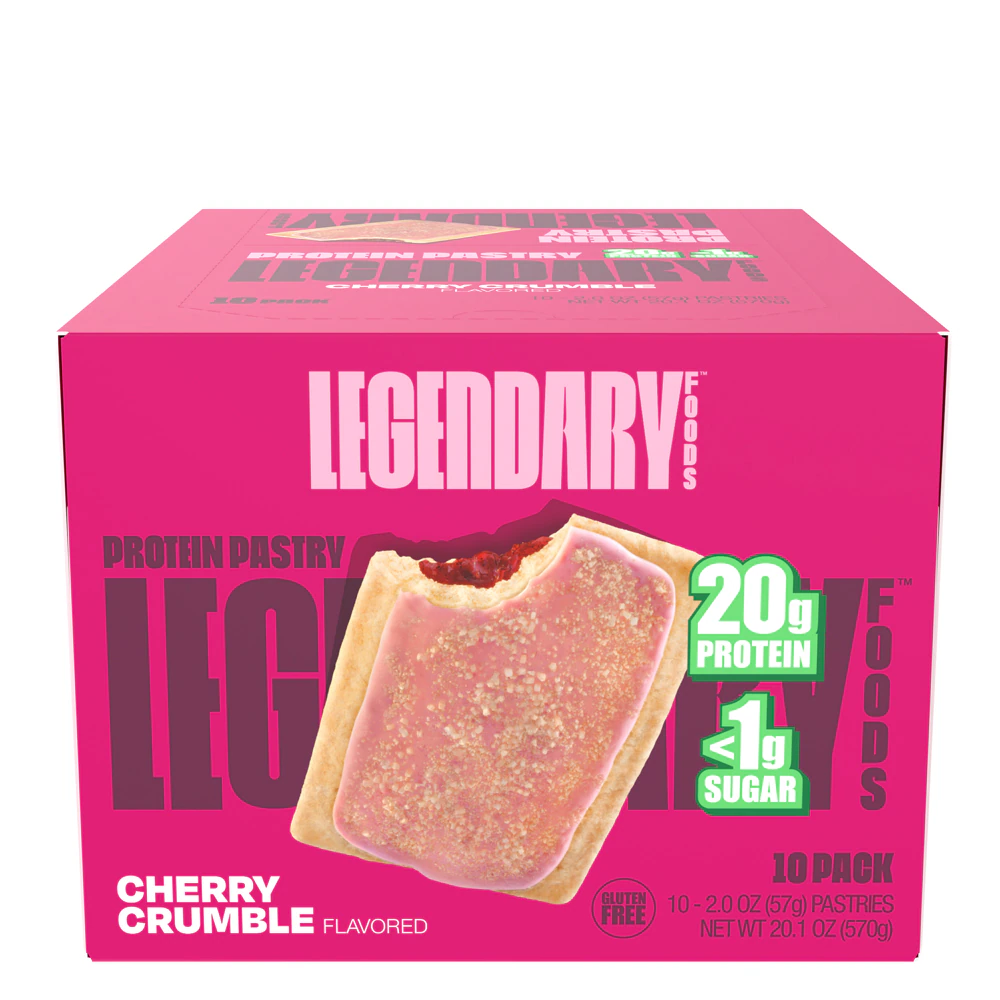 Legendary Foods Protein Pastry Cherry Crumble -- 10 Pastries