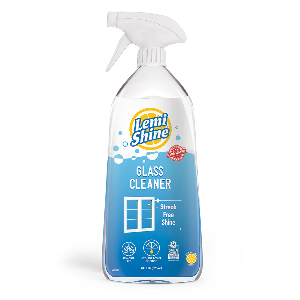 Lemi Shine Glass + Surface Cleaner Spray with GunkGuard -- 28 fl oz