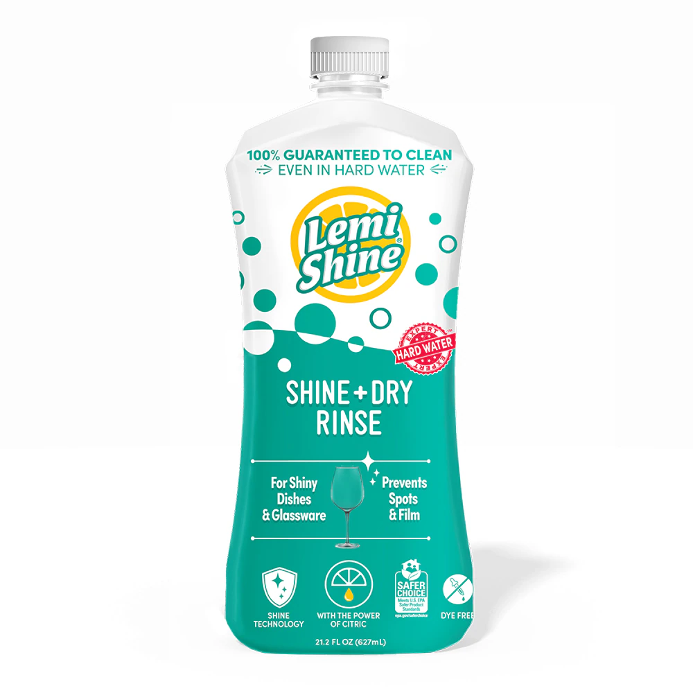 Lemi Shine Shine & Dry Rinse Aid Fragrance Free -- 21 fl oz