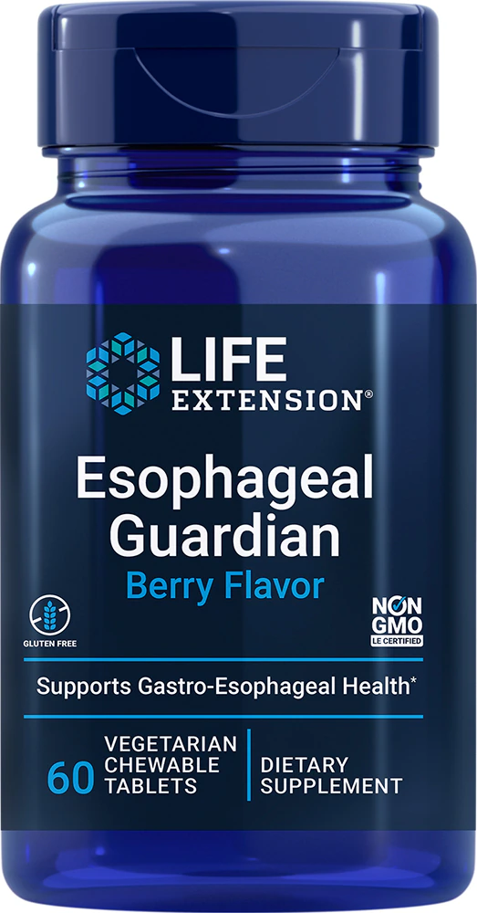 Life Extension Esophageal Guardian Berry -- 60 Chewable Tablets