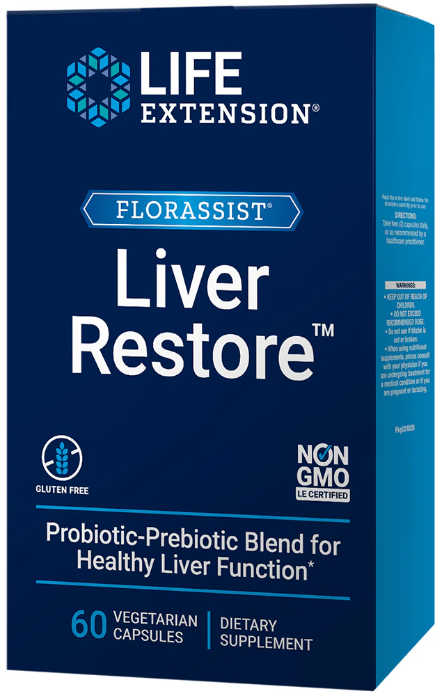Life Extension FLORASSIST? Liver Restore -- 60 Vegetarian Capsules