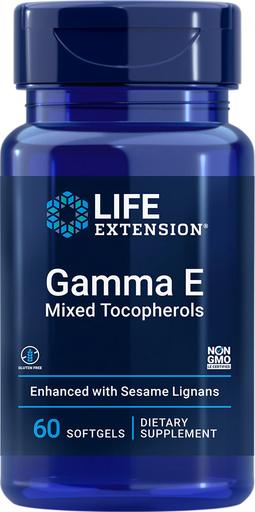 Life Extension Gamma E Mixed Tocopherols -- 60 Softgels