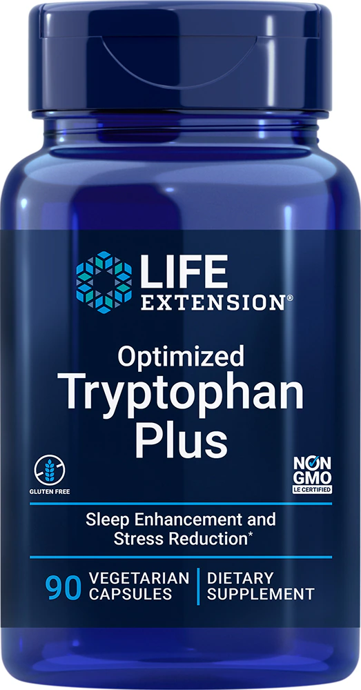 Life Extension Optimized Tryptophan Plus -- 90 Vegetarian Capsules