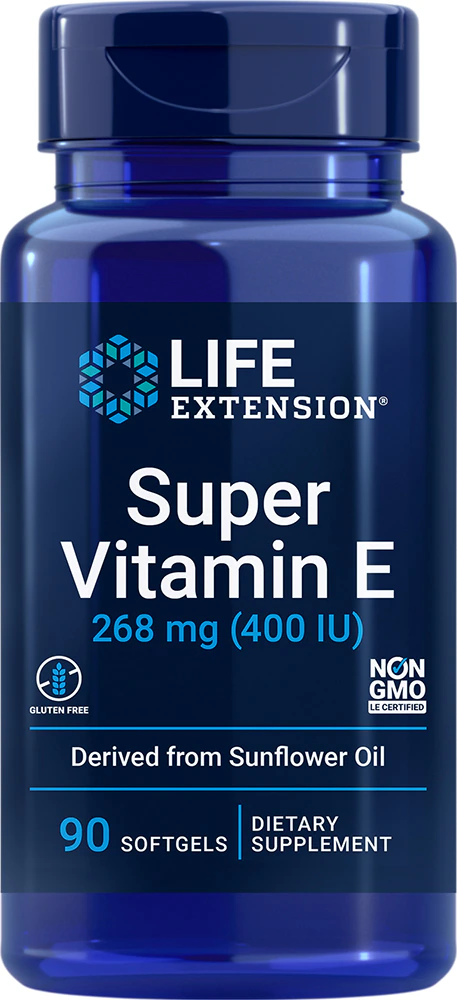 Life Extension Super Vitamin E -- 268 mg (400 IU) - 90 Softgels