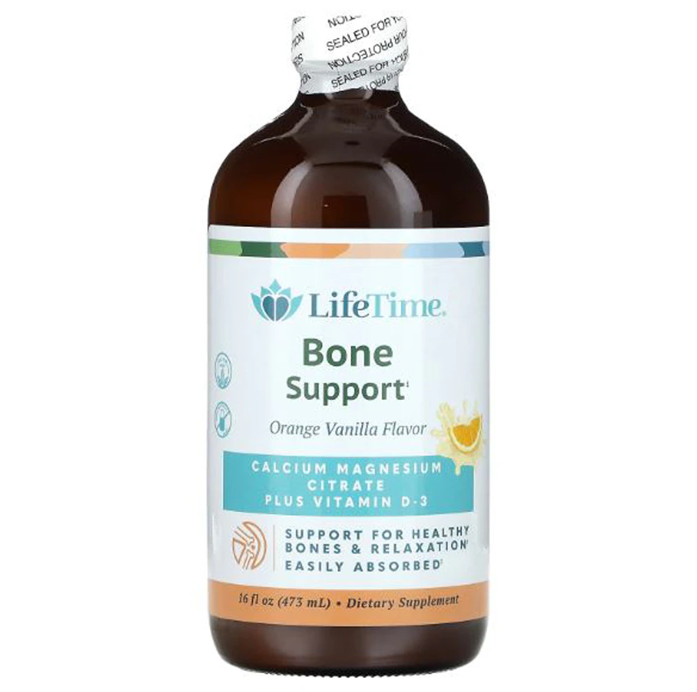 Lifetime Liquid Calcium Magnesium Citrate Orange Vanilla -- 16 fl oz
