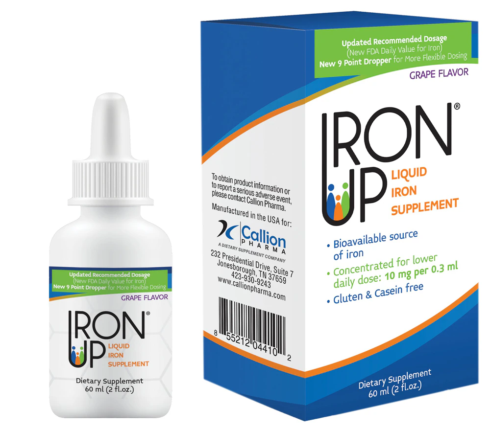 AC Grace Iron Up Liquid Iron Supplement Grape -- 2 fl oz
