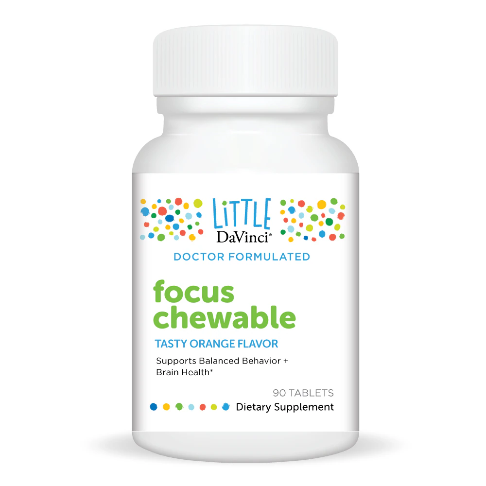 Little DaVinci Kids Focus Brain Health Tasty Orange -- 90 Chewable Tablets