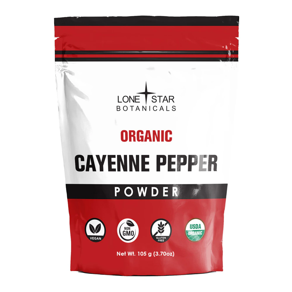 Lone Star Botanicals Organic Cayenne Pepper Powder -- 3.7 oz