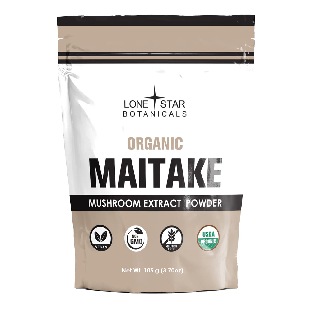 Lone Star Botanicals Organic Maitake Mushroom Extract Powder -- 3.7 oz