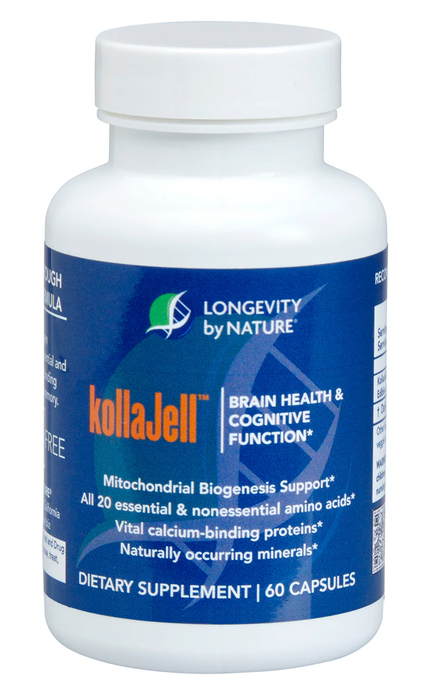 Longevity By Nature KollaJell Brain & Memory -- 60 Capsules