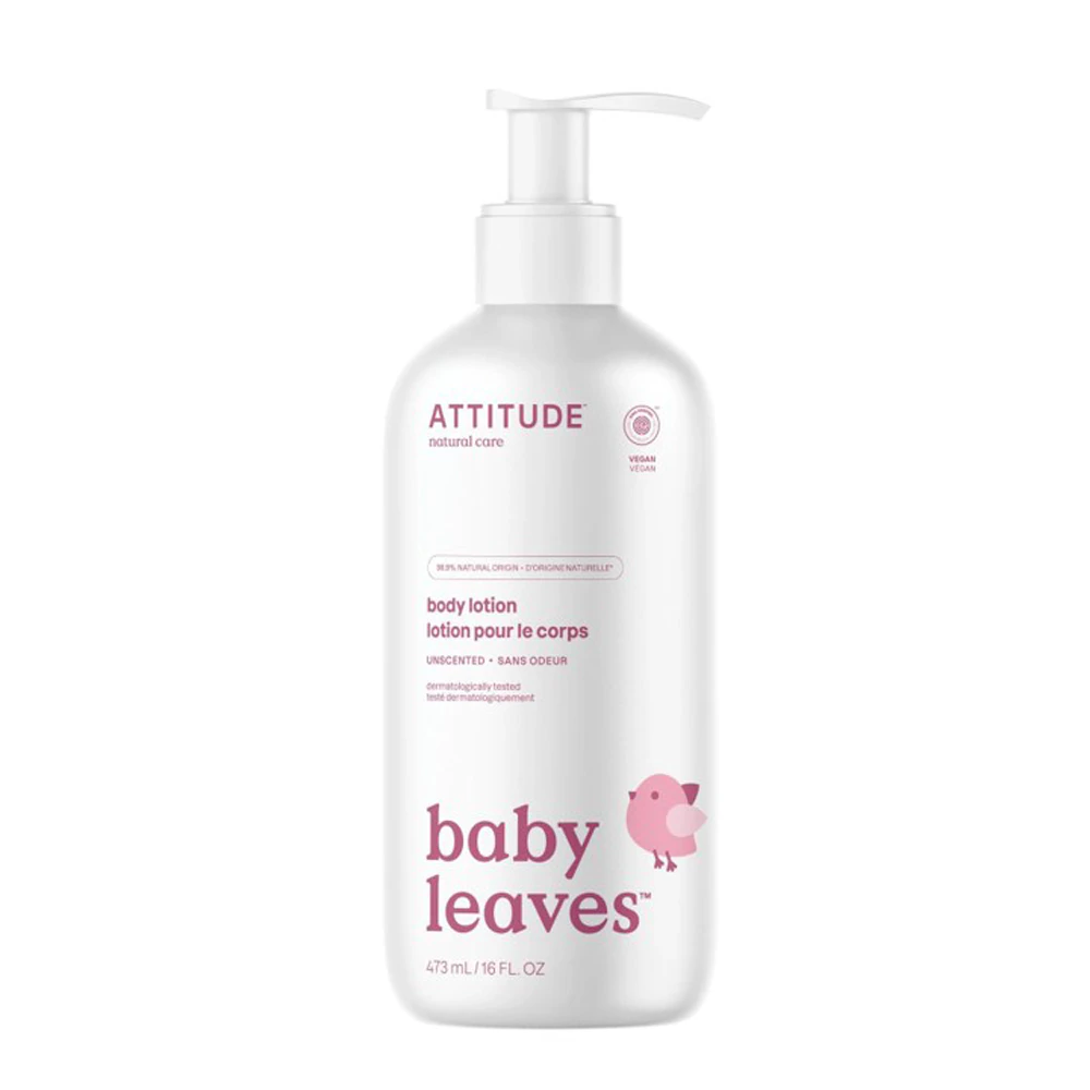 Attitude Baby Leaves Body Lotion Unscented -- 16 fl oz