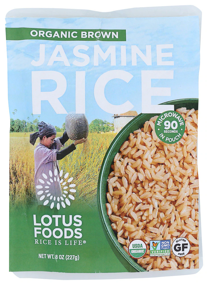 Lotus Foods Organic Brown Rice Heat & Eat Pouch -- 8 oz