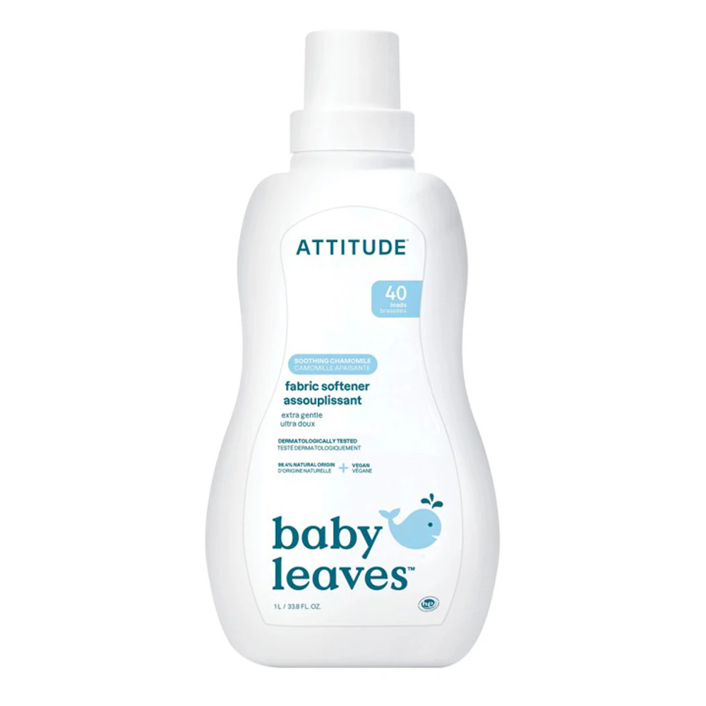 Attitude Baby Leaves Fabric Softener 40 Loads Soothing Chamomile -- 33.8 fl oz