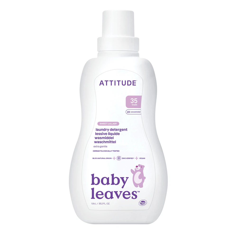 Attitude Baby Leaves Laundry Detergent 35 Loads Sweet Lullaby -- 35.5 fl oz