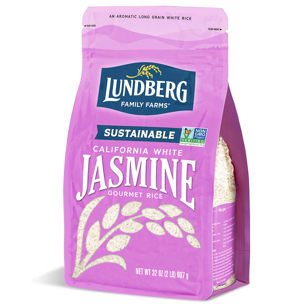 Lundberg California White Jasmine Rice -- 2 lbs
