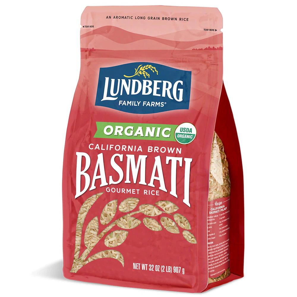 Lundberg Organic California Brown Basmati Rice -- 2 lbs