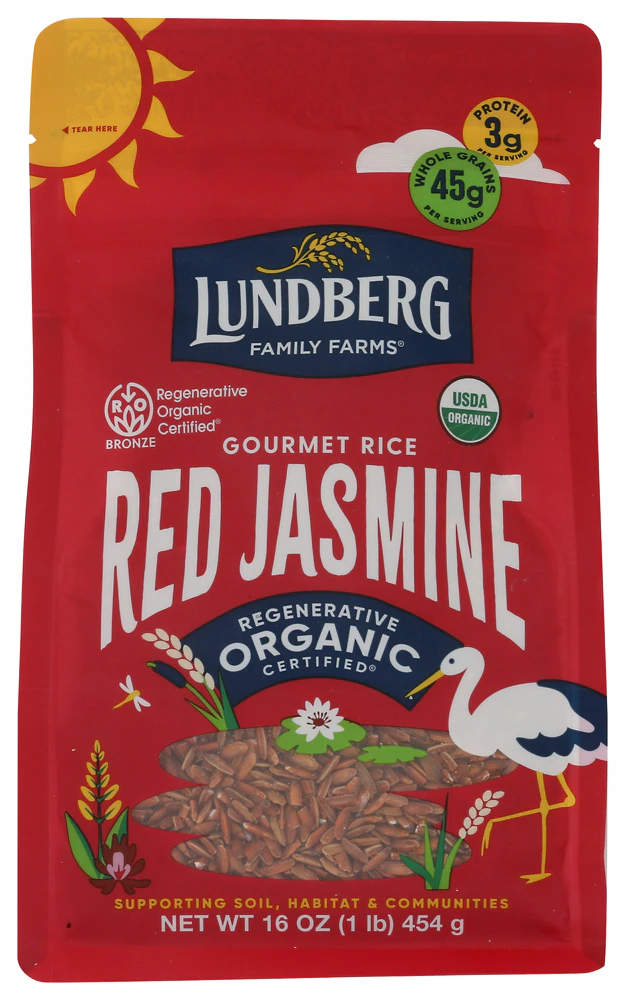 Lundberg Organic Red Jasmine Rice -- 16 oz