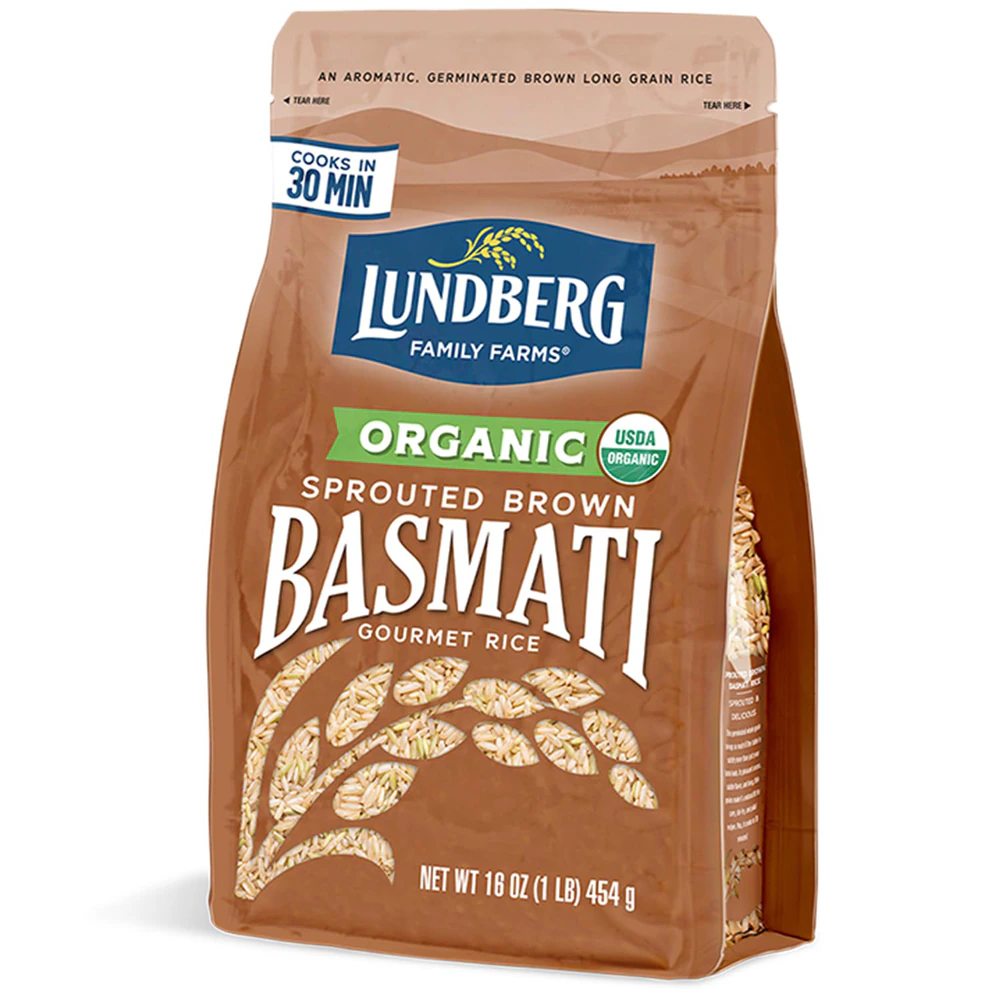 Lundberg Organic Sprouted Brown Basmati Rice -- 16 oz