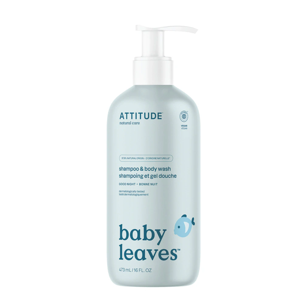 Attitude Baby Leaves Shampoo & Body Wash Good Night -- 16 fl oz