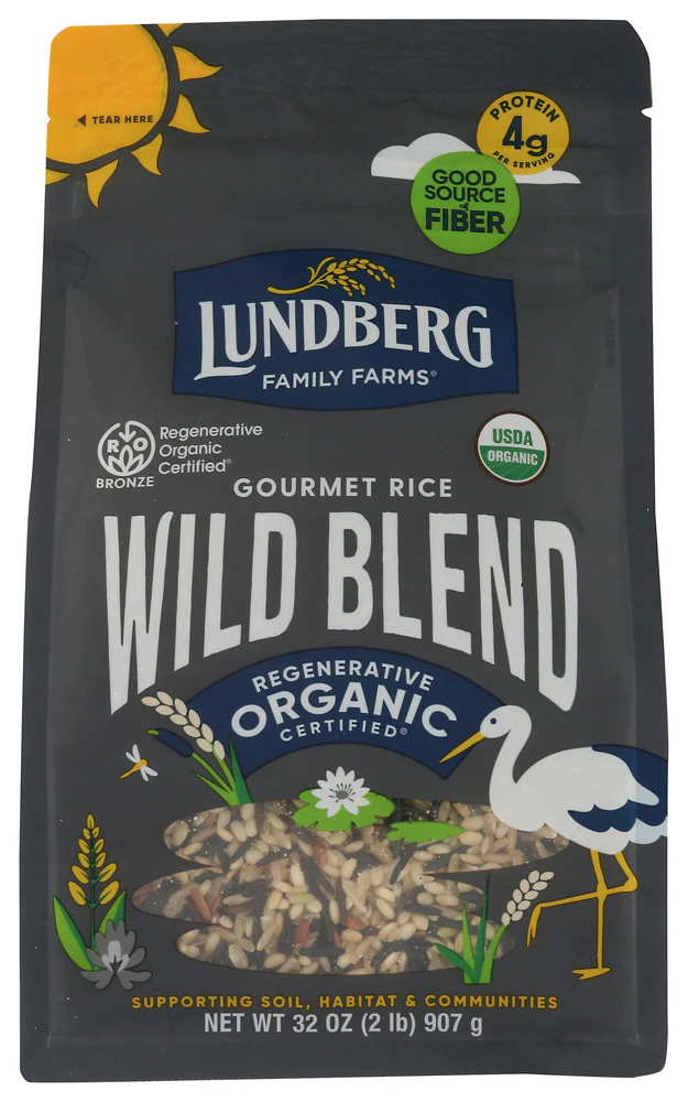 Lundberg Organic Wild Rice Blend -- 32 oz