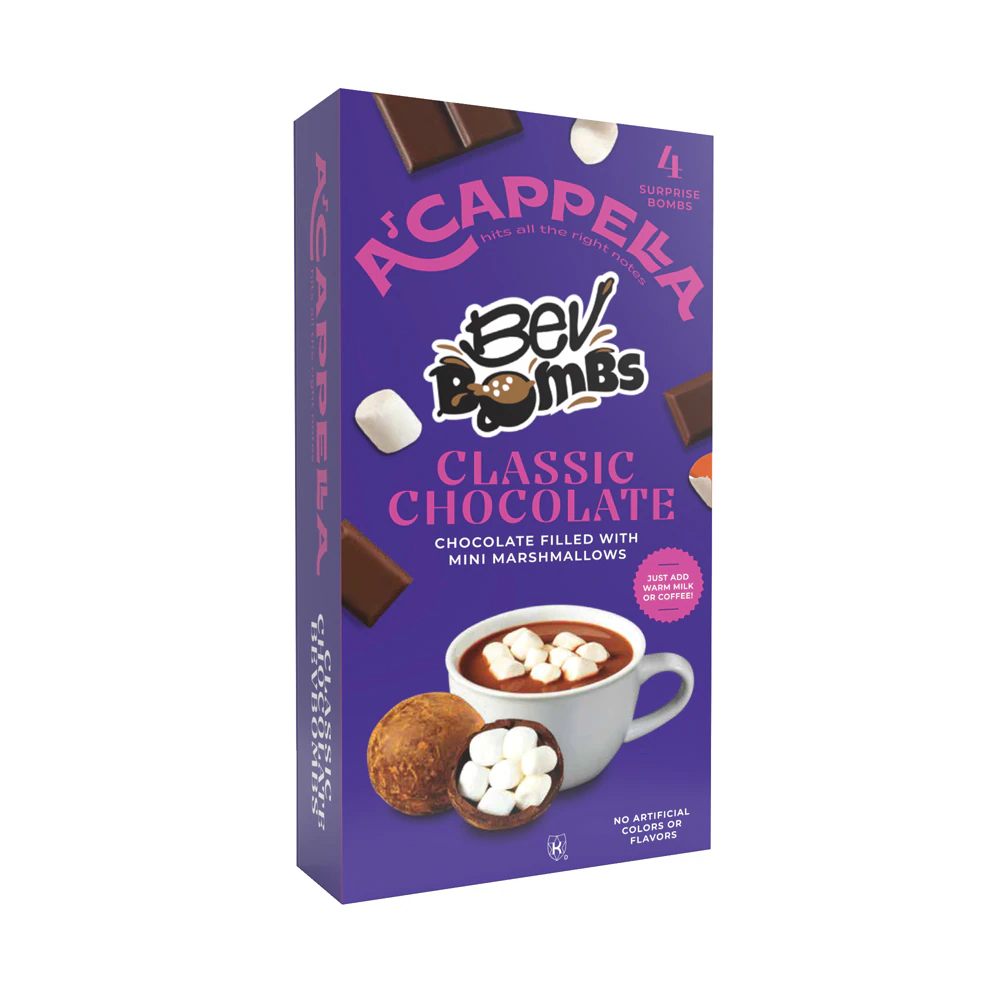 Acappella BevBombs Classic Chocolate -- 4 Surprise Bombs