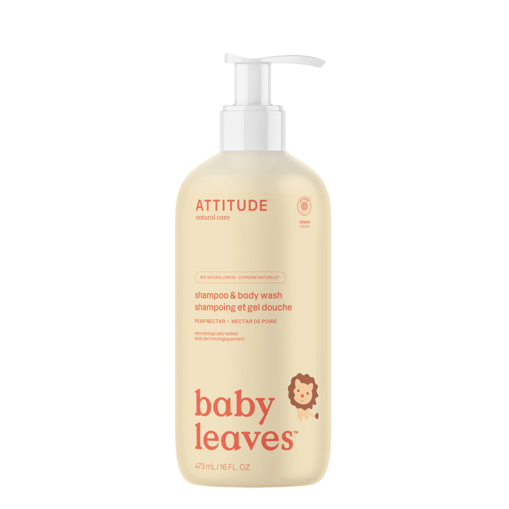 Attitude Baby Leaves Shampoo & Body Wash Pear Nectar -- 16 fl oz