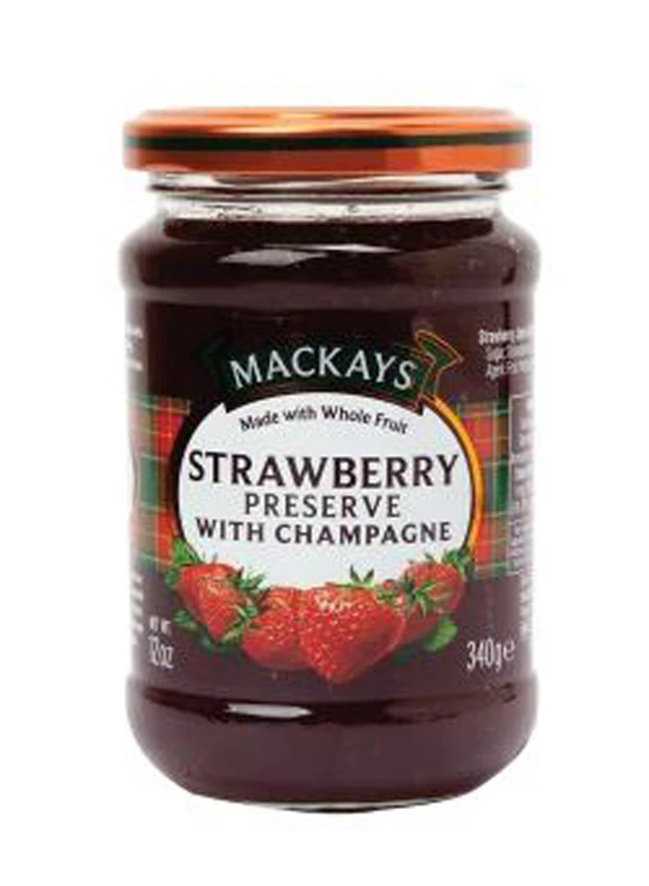 Mackays Preserve Strawberry With Champagne -- 12 oz
