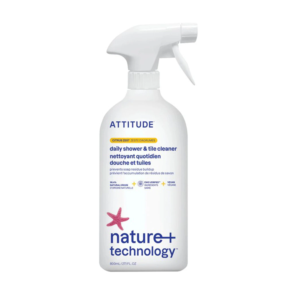 Attitude Daily Shower & Tile Cleaner Citrus Zest -- 27.1 fl oz