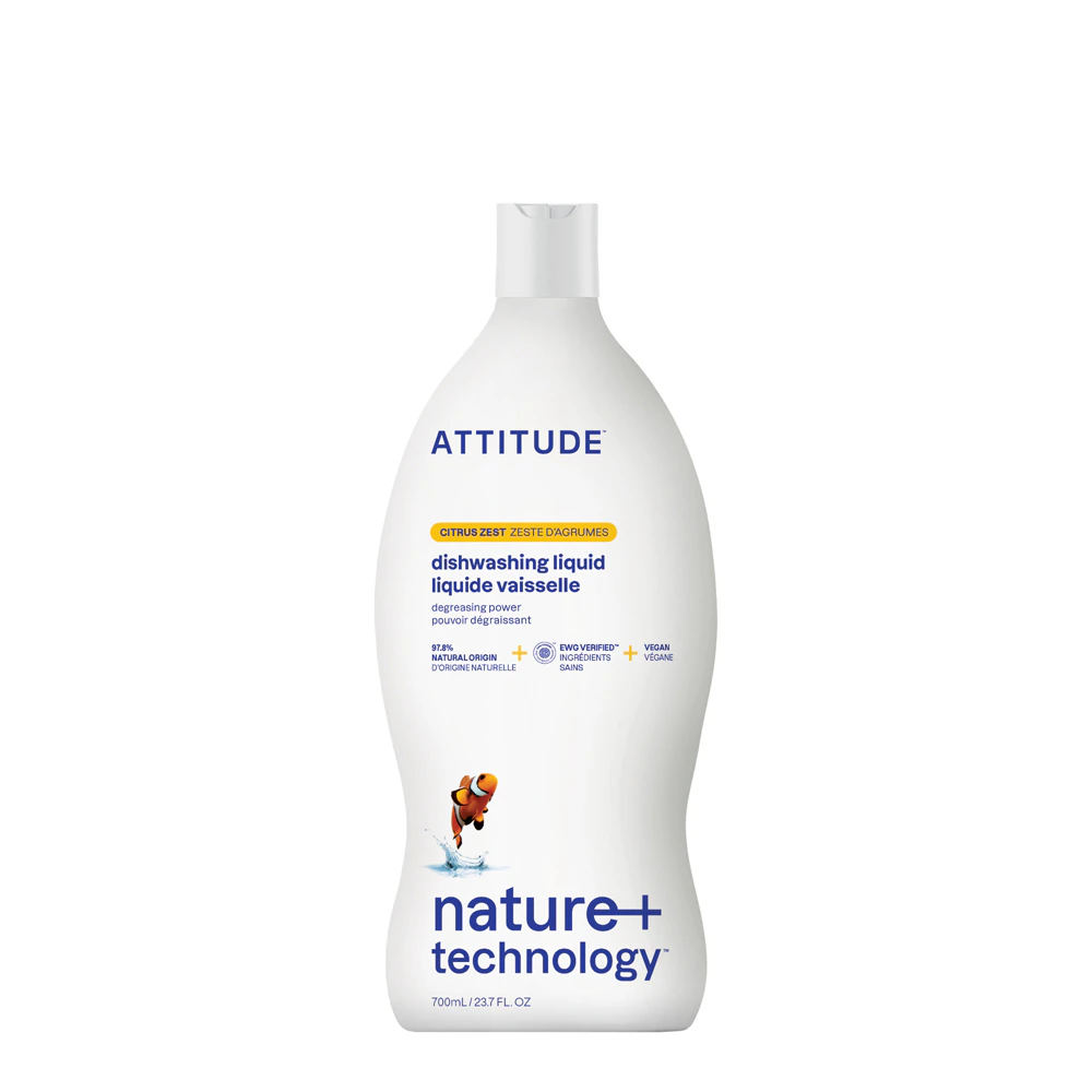 Attitude Dishwashing Liquid Citrus Zest -- 23.7 fl oz
