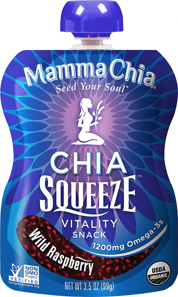 Mamma Chia Organic Chia Squeeze Wild Raspberry -- 3.5 oz