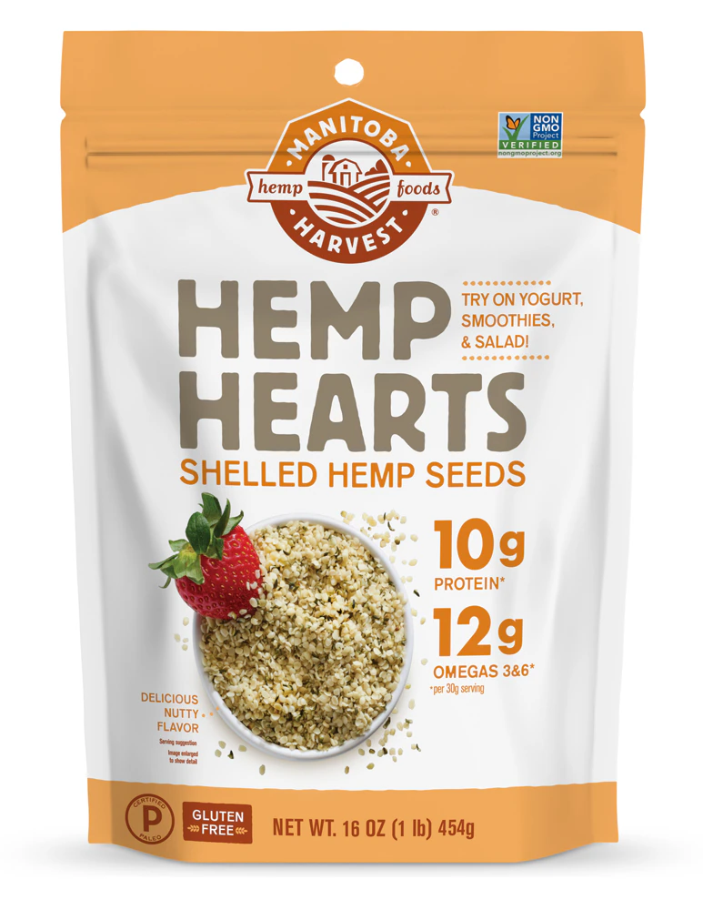 Manitoba Harvest Gluten Free Hemp Hearts Shelled Hemp Seeds -- 1 lb