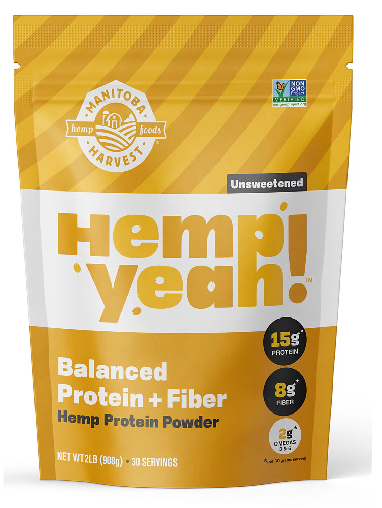 Manitoba Harvest Hemp Yeah! Balanced Protein + Fiber Hemp Protein Powder -- 2 lbs