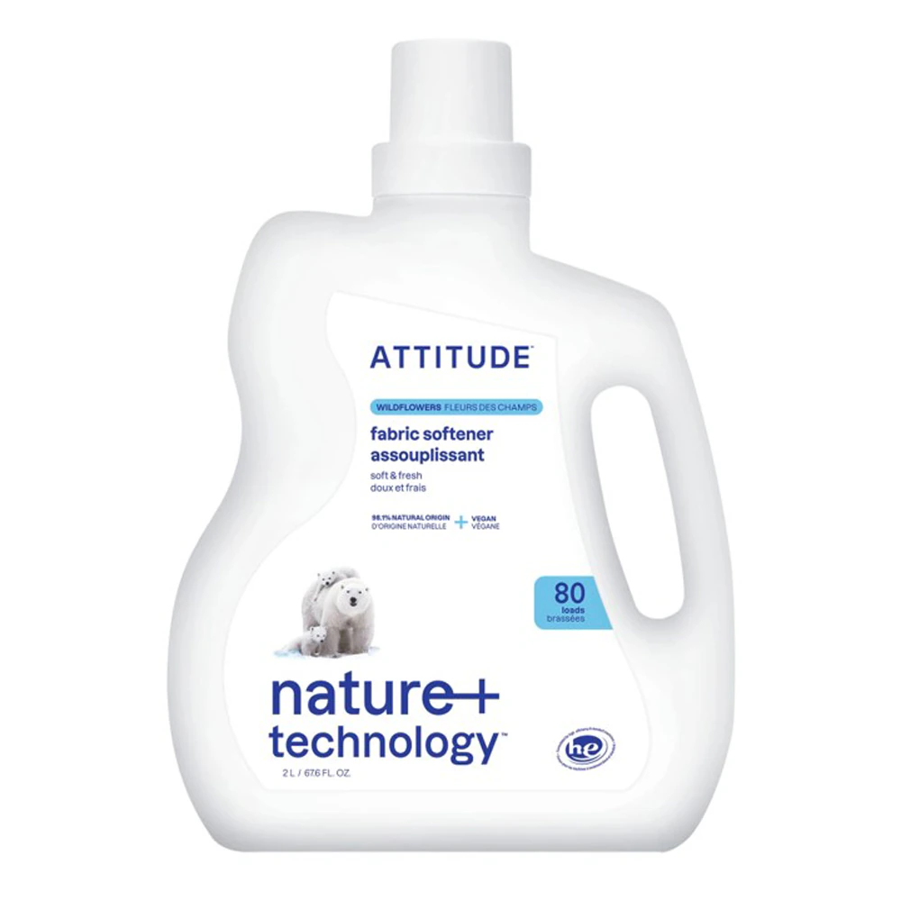 Attitude Fabric Softener 80 Loads - Wildflowers -- 67.6 fl oz