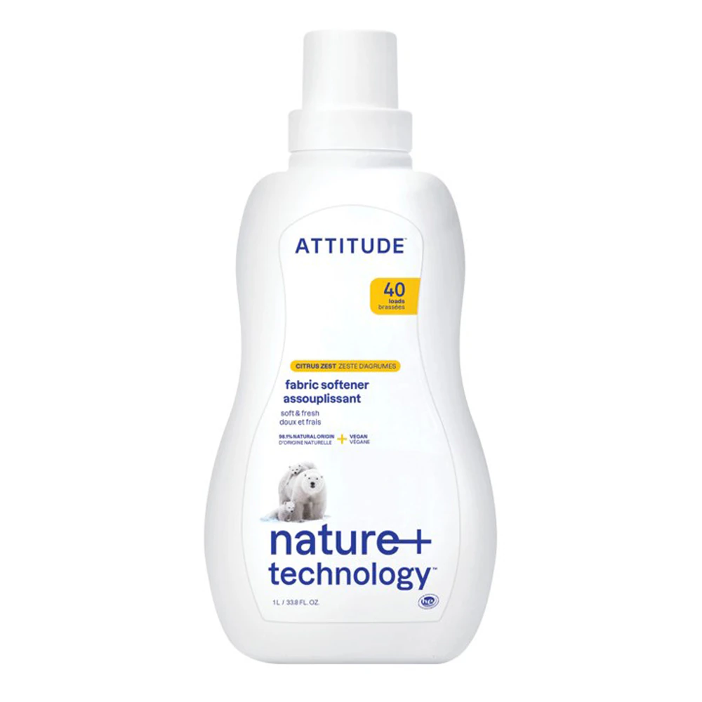 Attitude Fabric Softener Citrus Zest 40 Loads -- 33.8 fl oz