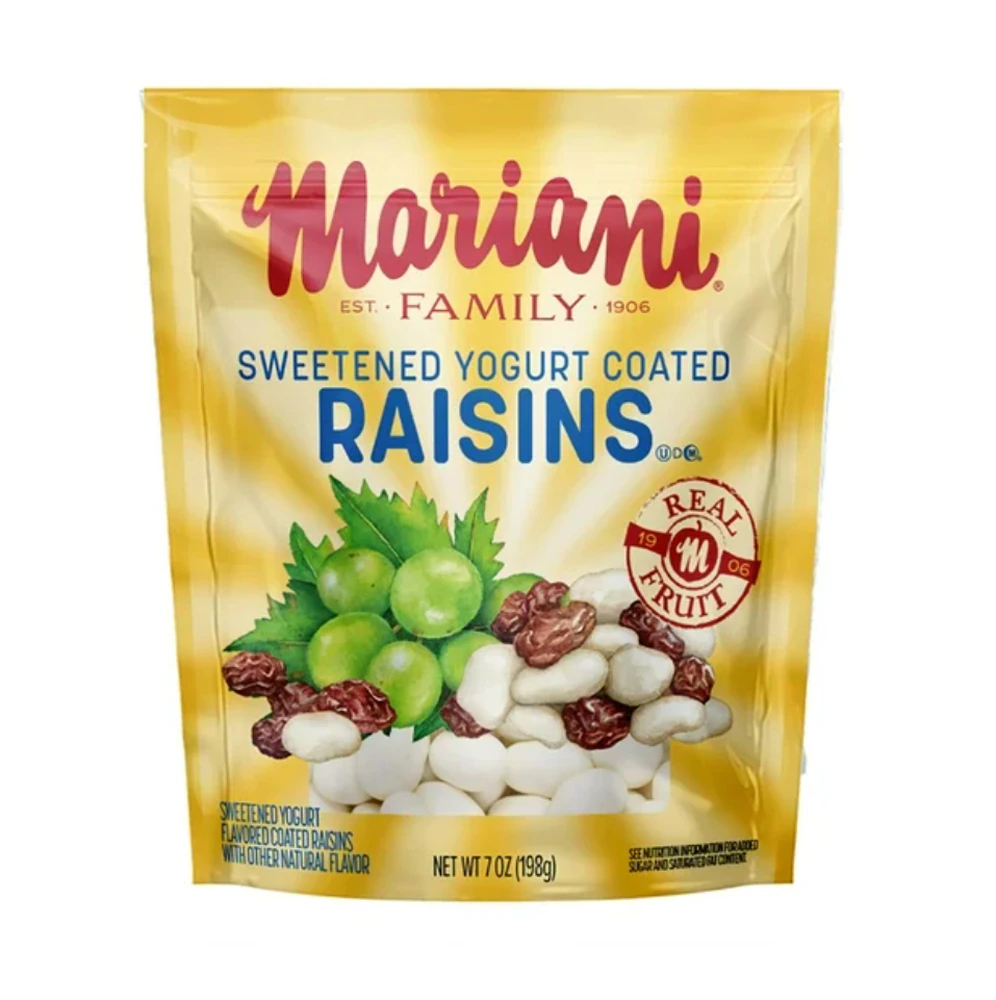 Mariani Sweetened Yogurt Coated Raisins -- 7 oz