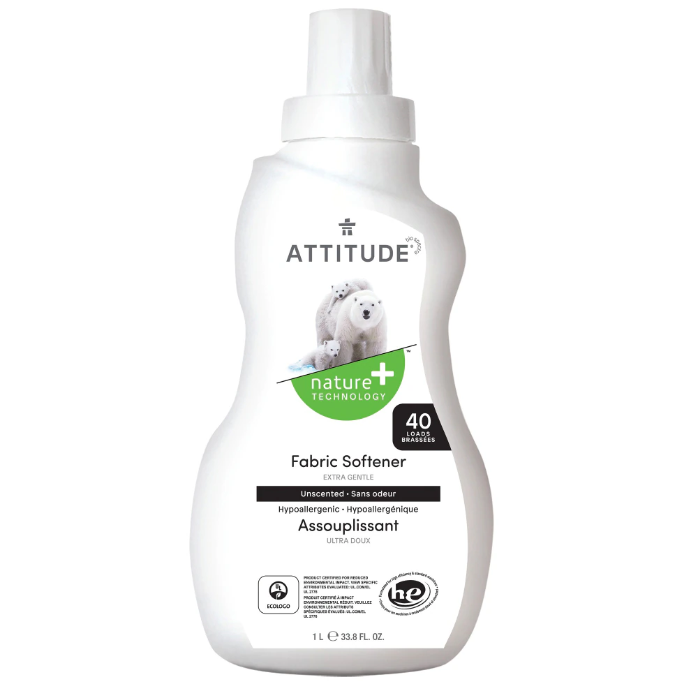 Attitude Fabric Softener Unscented 40 Loads -- 33.8 fl oz
