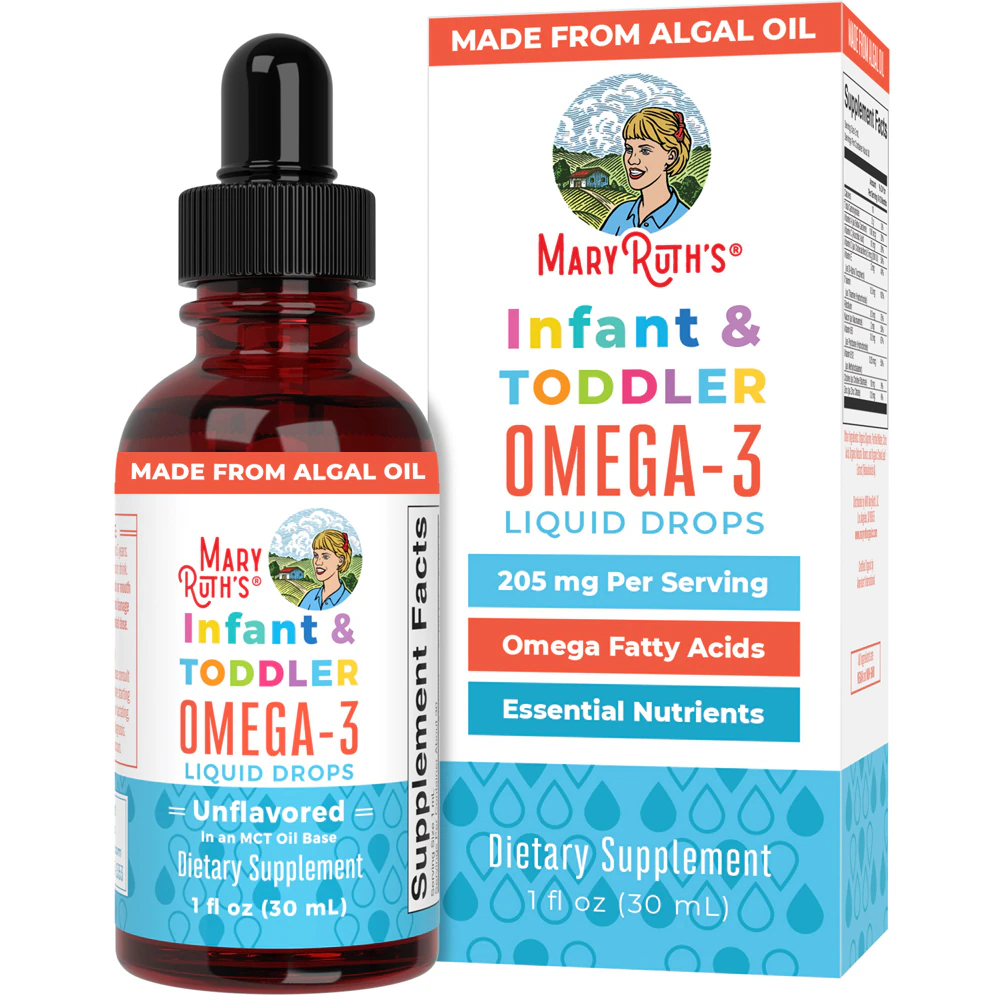 MaryRuth's Infant & Toddler Omega-3 Liquid Drops Unflavored -- 1 fl oz