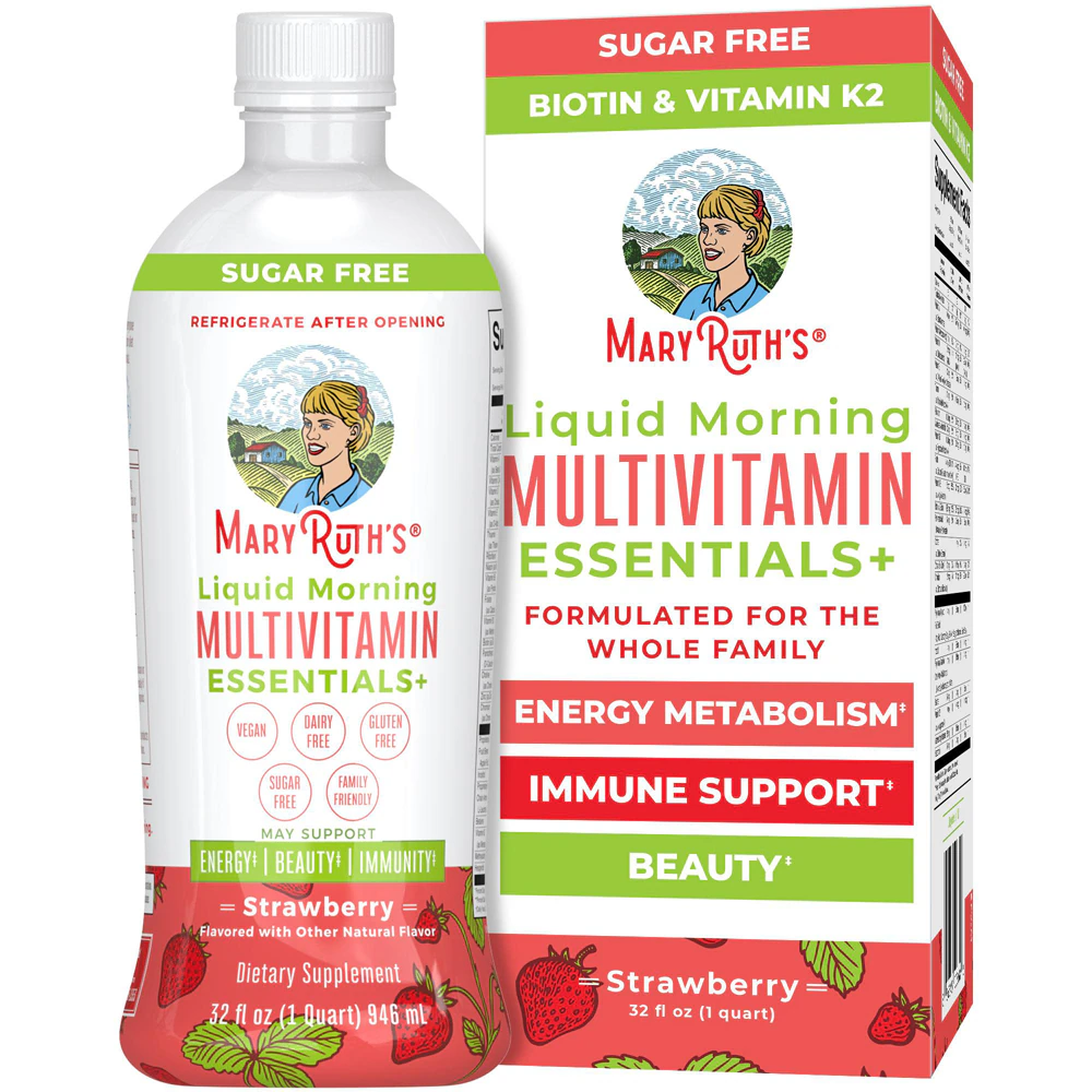 MaryRuth's Morning Multivitamin Liquid Strawberry -- 32 fl oz