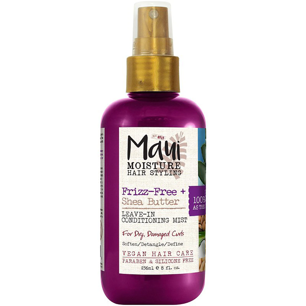 Maui Moisture Frizz-Free + Shea Butter Leave-In Conditioning Mist -- 8 fl oz