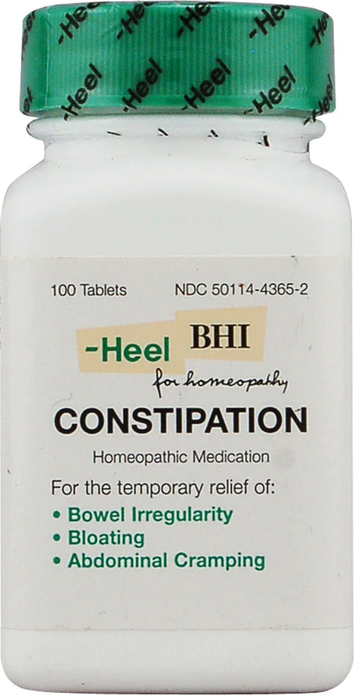 MediNatura BHI Constipation Homeopathic Medication -- 100 Tablets