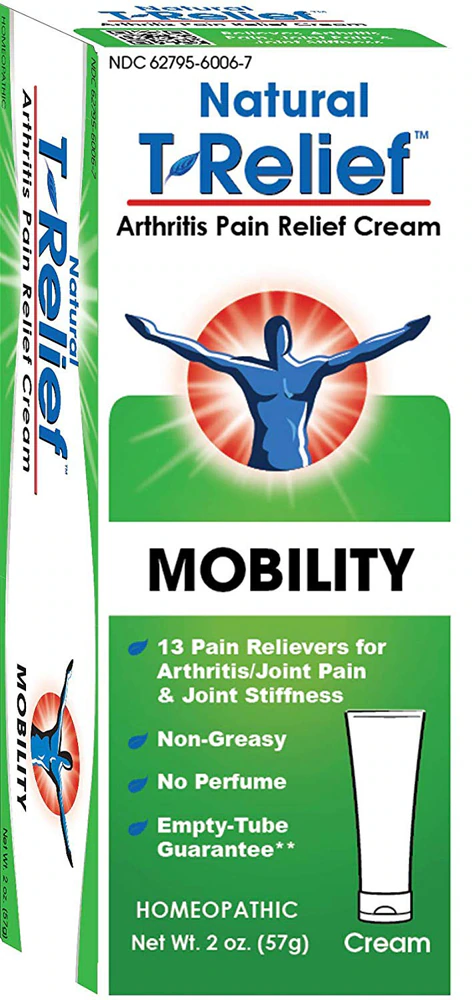 MediNatura T-Relief Natural Arthritis Pain Relief Arnica +12 Cream -- 2 oz