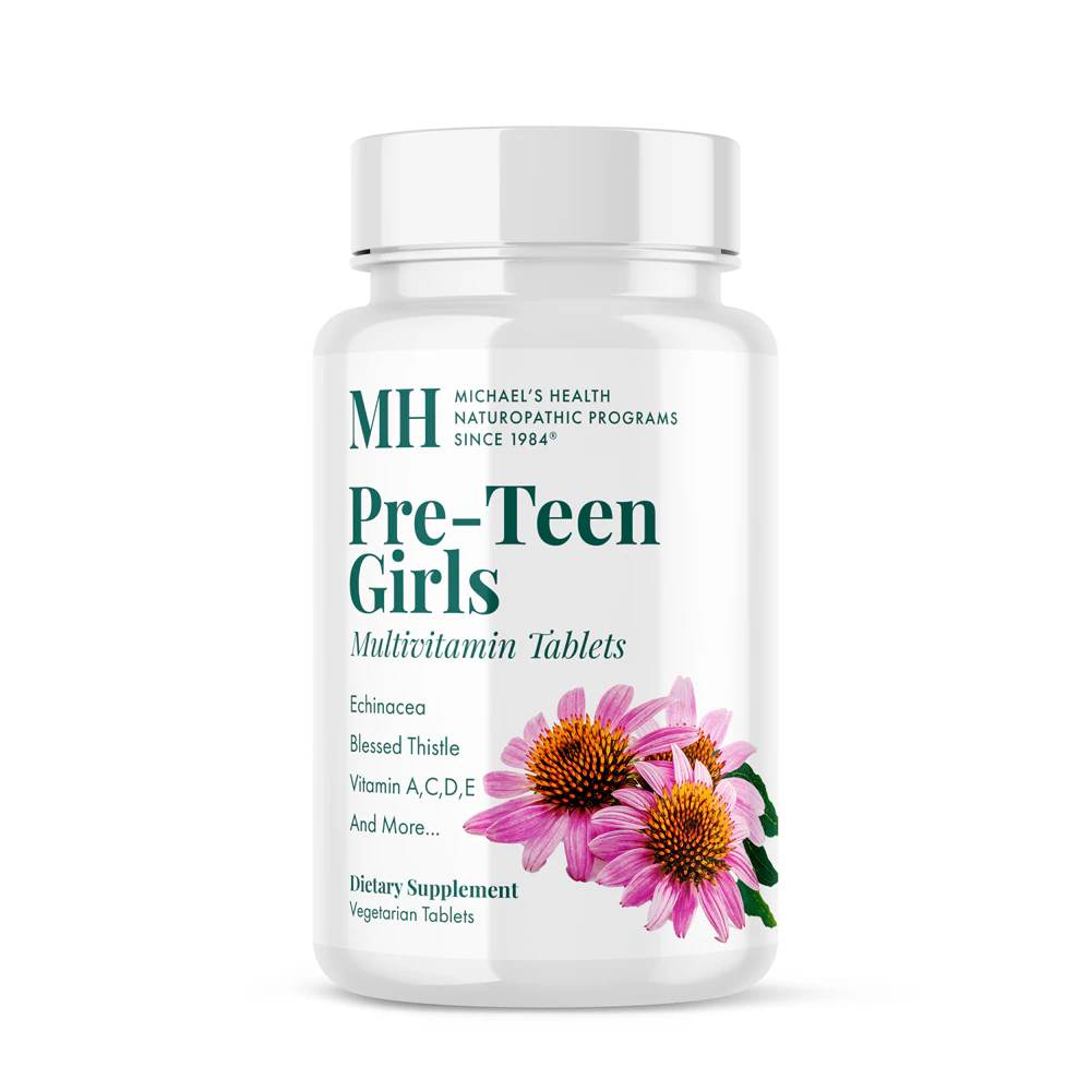 Michael's Naturopathic Programs Pre-Teen Girl's Daily Multivitamin -- 60 Vegetarian Tablets