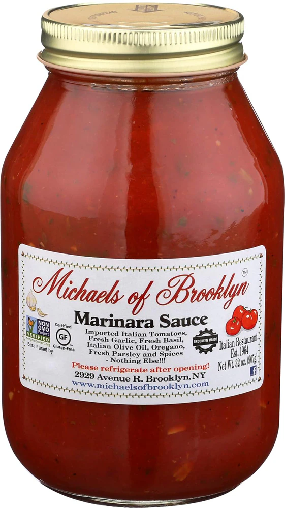 Michaels of Brooklyn Gluten Free Sauce Marinara -- 32 oz