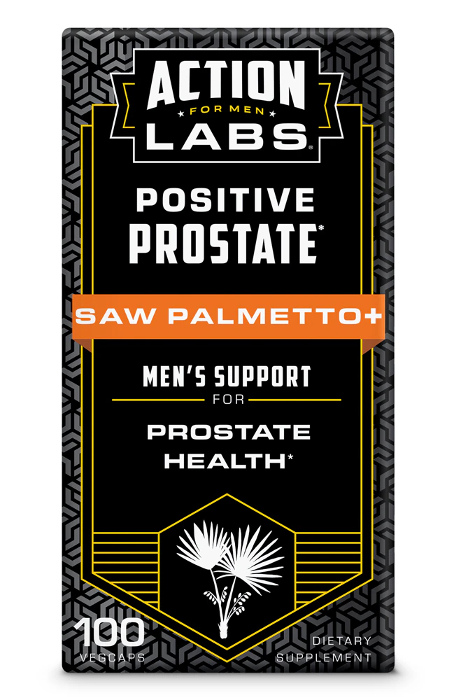 Action Labs Saw Palmetto+ For Men - Positive Prostate -- 100 VegCaps