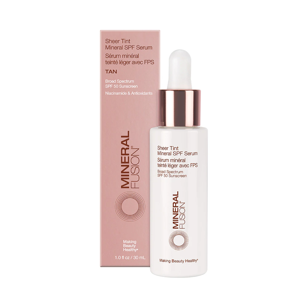 Mineral Fusion Sheer Tint Mineral Serum SPF 50 Tan -- 1 fl oz