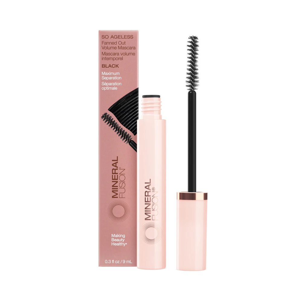 Mineral Fusion So Ageless Fanned Out Volume Mascara - Black -- 0.3 fl oz