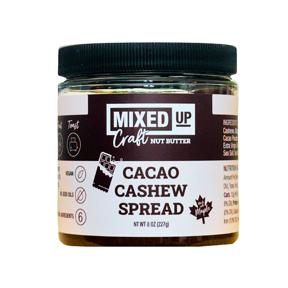 Mixed Up Foods Vegan Gluten Free Cacao Cashew Spread -- 8 oz