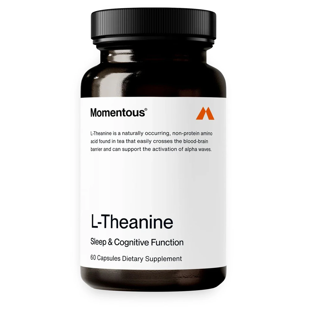 Momentous L-Theanine - NSF Certified for Sport - Informed Sport Certified - 60 Servings -- 60 Capsules